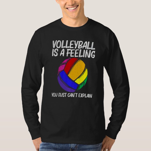 Volleyball For Men Women Volleyball Sport Player T-Shirt (Vorderseite)