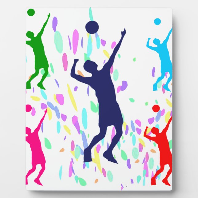 VOLLEYBALL FOTOPLATTE (Vorderseite)