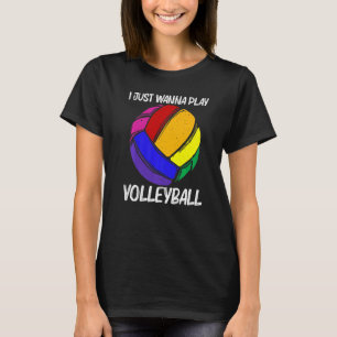 Volleyball Frauen Volleyball Sportspieler T-Shirt