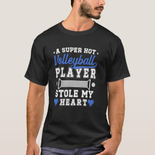 Volleyball Freund Stolzer Volleyballspieler Freund T-Shirt