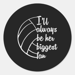 Volleyball für Frauen Mama Vater Trainer Volleybal Runder Aufkleber