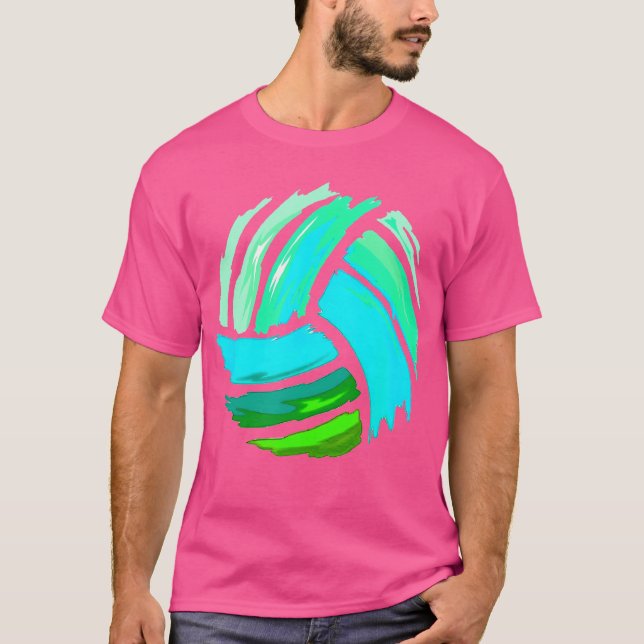 Volleyball für Hörner und Erwachsene T-Shirt (Vorderseite)