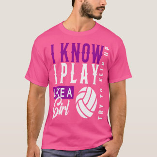 Volleyball für Mädchen Jugend-Volleyball T-Shirt