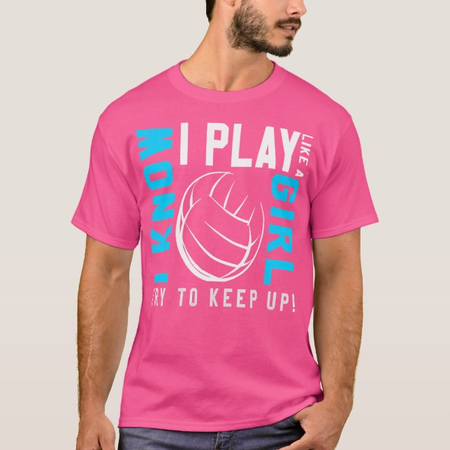 Volleyball für Mädchen T-Shirt (Vorderseite)