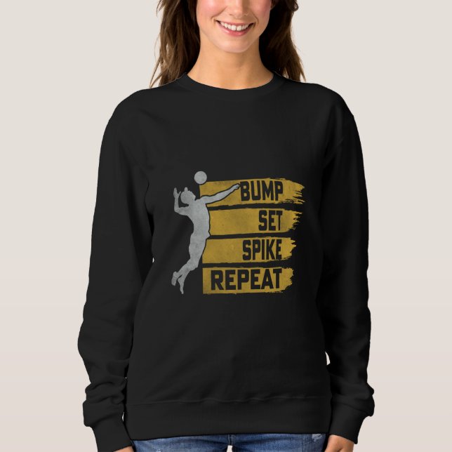 Volleyball für Männer & Frauen oder Trainer  1 Sweatshirt (Vorderseite)