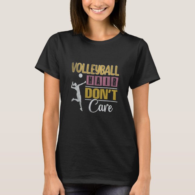 Volleyball für Männer und Frauen oder Trainer T-Shirt (Vorderseite)