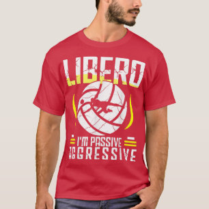 Volleyball für Männer und Frauen Volleyball Libero T-Shirt