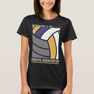 Volleyball für Männer und Frauen Volleyball Libero T-Shirt