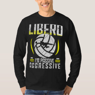 Volleyball für Männer und Frauen Volleyball Libero T-Shirt