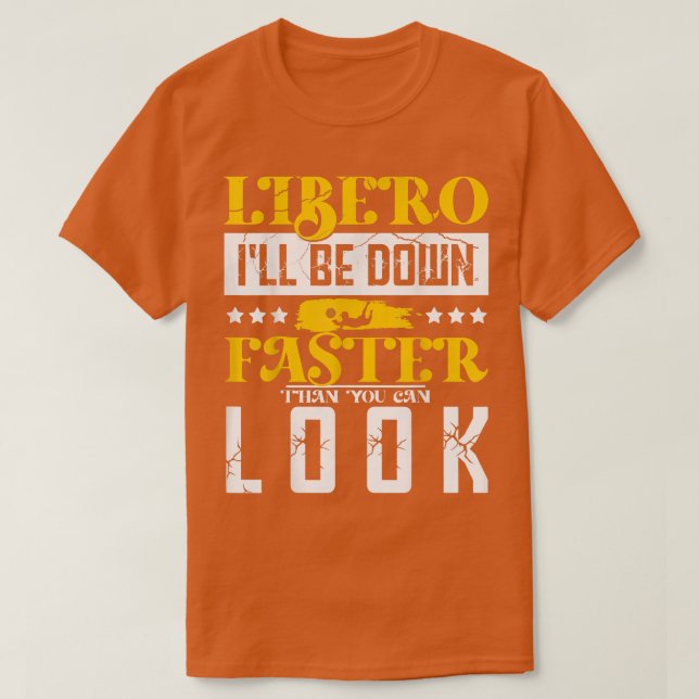 Volleyball für Männer und Frauen Volleyballspieler T-Shirt (Design vorne)