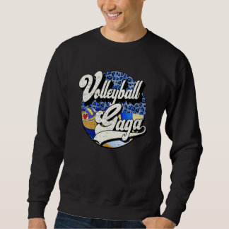 Volleyball Gaga Vintage Volleyball Familie passend Sweatshirt