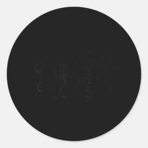 Volleyball Game Day Vibes Volleyball Mama Mutter Runder Aufkleber