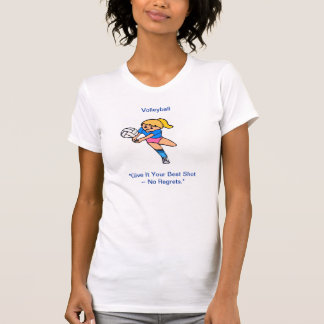 Volleyball, geben es T-Shirt