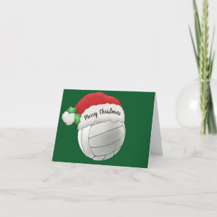 Volleyball gefaltete Grußkarte Karte