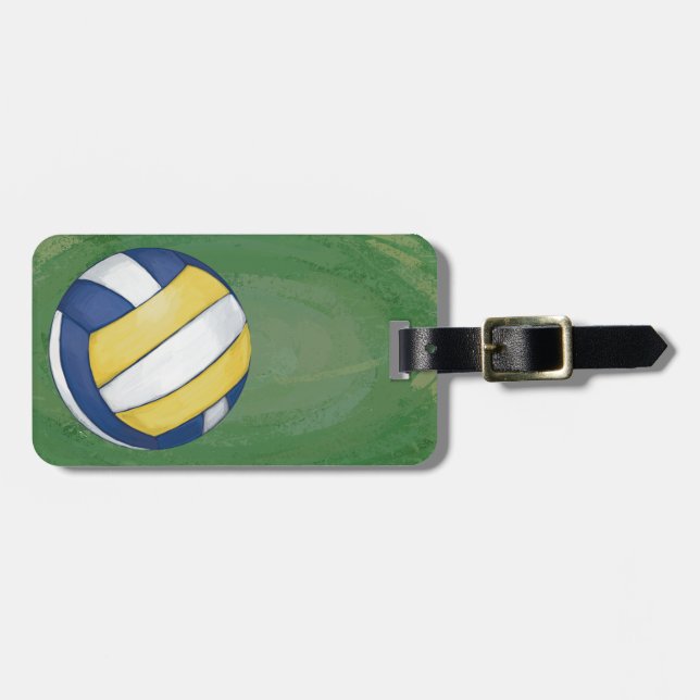 Volleyball Gepäckanhänger (Vorderseite horizontal)