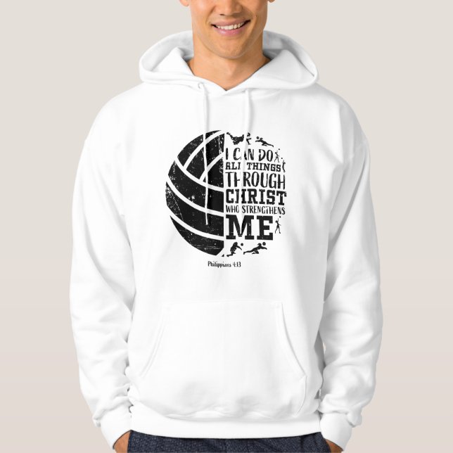Volleyball Gifts Teen Girls Teens Women Men Hoodie (Vorderseite)