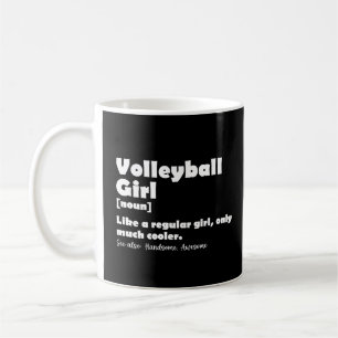 Volleyball Girl Funny Definition Volleyball Lover Kaffeetasse
