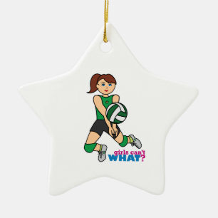 Volleyball-Girl Keramikornament