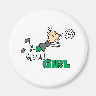 Volleyball Girl Magnet