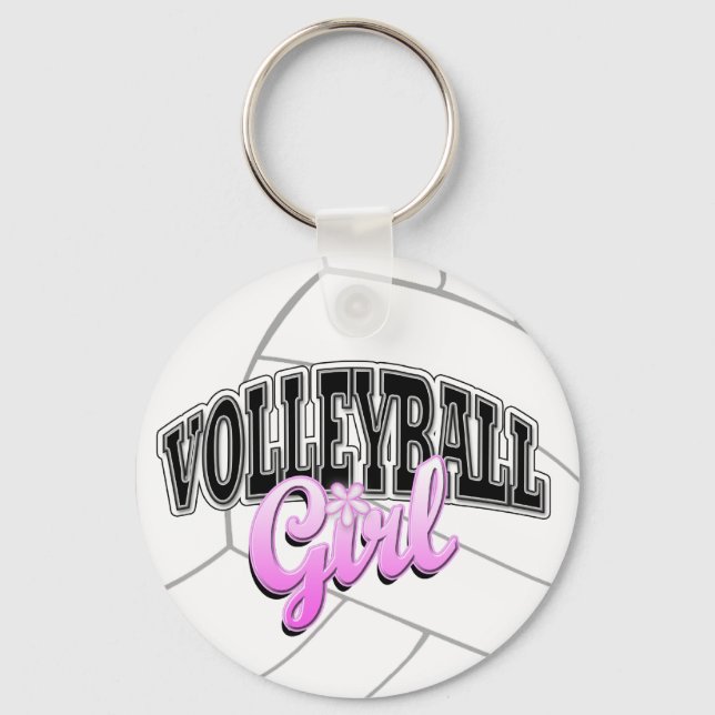 Volleyball Girl Schlüsselanhänger (Vorderseite)