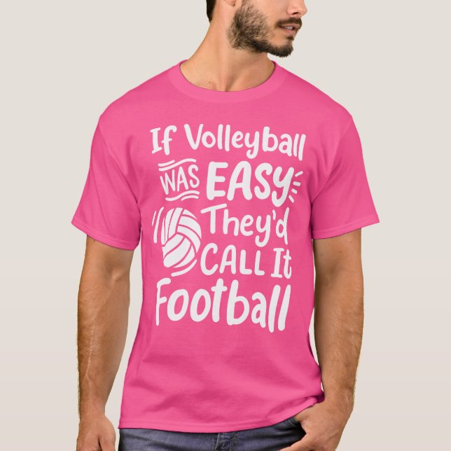 Volleyball Girl T-Shirt (Vorderseite)