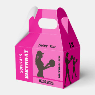 Volleyball Girl, Volleyball-Spielgeschenk, Geburts Geschenkschachtel