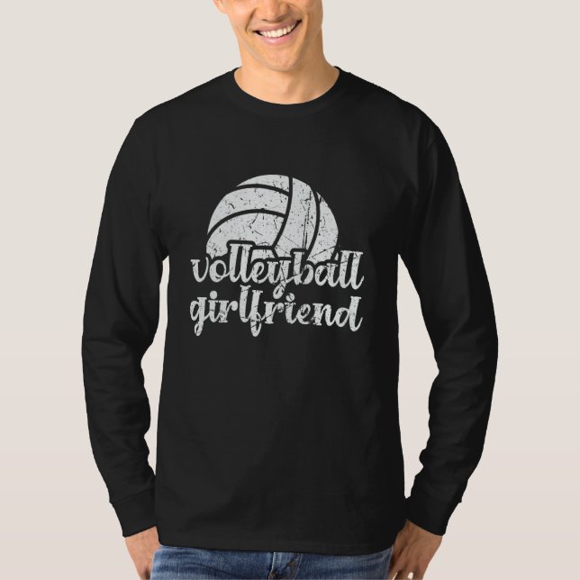 Volleyball Girlfriend Coach Fan Player  1 T-Shirt (Vorderseite)