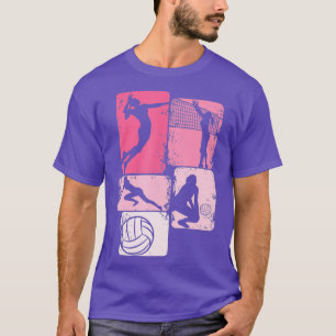 Volleyball Girls Women Youth Girl Player T-Shirt