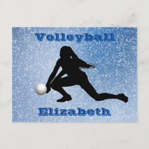Volleyball Glamour Postkarte