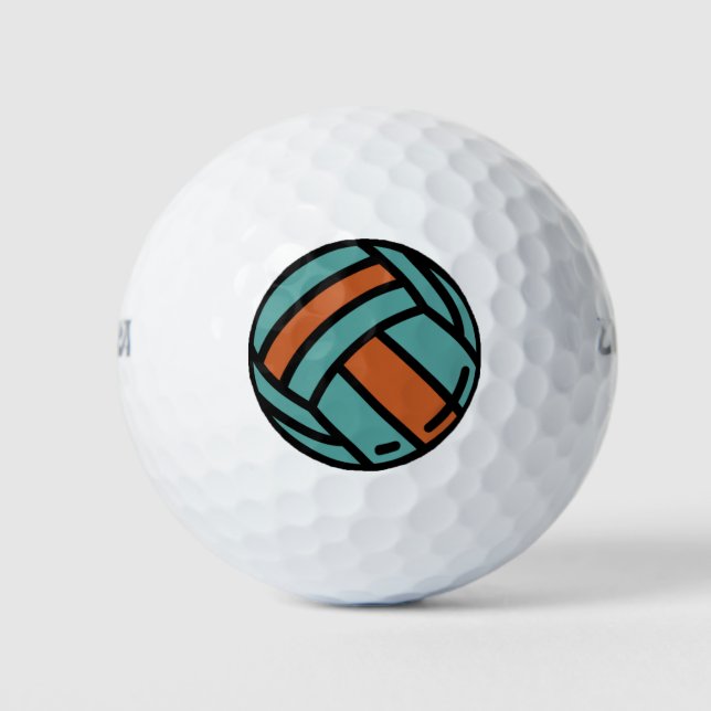 Volleyball Golfball (Vorderseite)