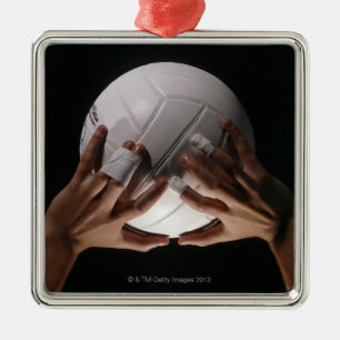 Volleyball-Hände Ornament Aus Metall