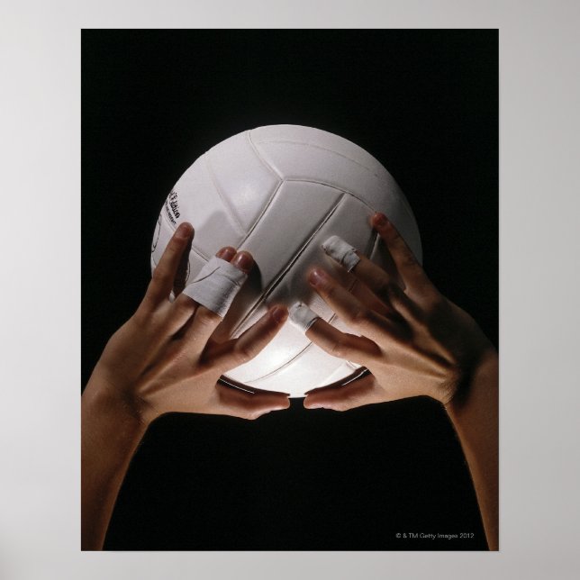 Volleyball-Hände Poster (Vorne)