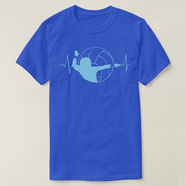 Volleyball Heartbeat T-Shirt (Design vorne)