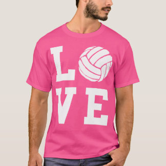 Volleyball Herz Liebe Volleyball Player Beach Voll T-Shirt