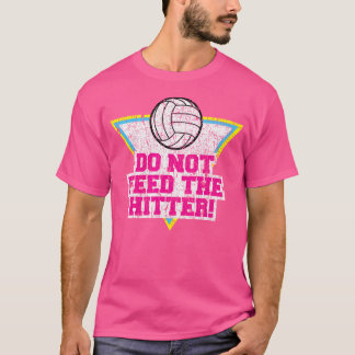 Volleyball Hitter Funny n Girls Damen Volleyball T-Shirt