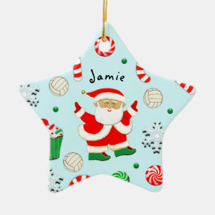 Volleyball Holiday Geschenk Keramik Ornament