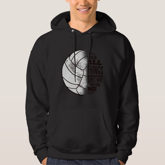 Volleyball Hoodie (Vorderseite)