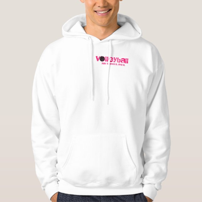 Volleyball Hoodie (Vorderseite)