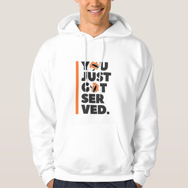 Volleyball Hoodie (Vorderseite)