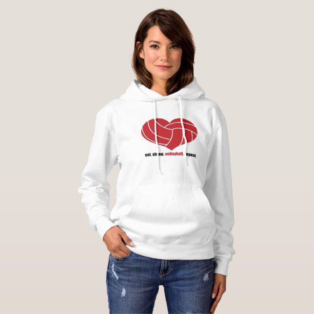 Volleyball Hoodie (Vorne ganz)