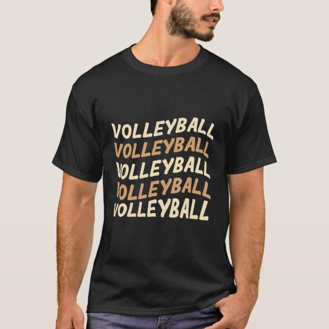 Volleyball I Dig It  Volleyball T-Shirt (Vorderseite)
