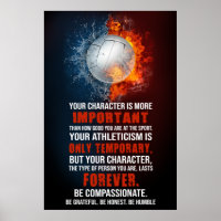 Volleyball Ihr Charakter ist wichtiger