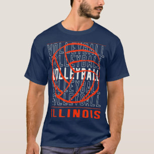 Volleyball Illinois T-Shirt