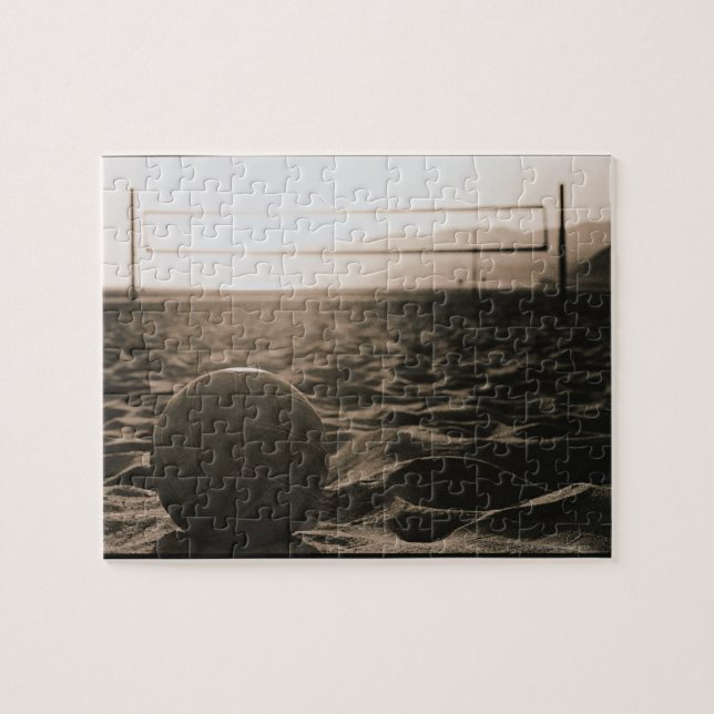 Volleyball im Sand Puzzle (Horizontal)