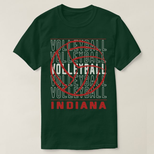 Volleyball Indiana T-Shirt (Design vorne)