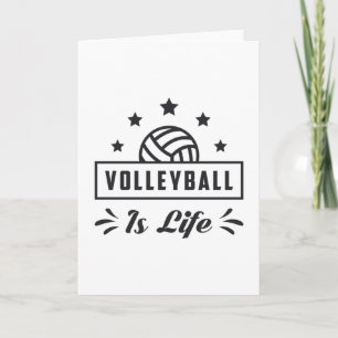 Volleyball ist ein Volleyball-Geschenk für den Str Karte