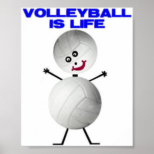 Volleyball ist Leben Poster