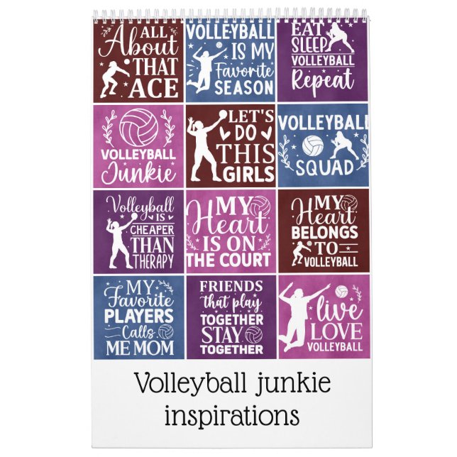 Volleyball-Junkie-Inspirationen Kalender (Titelbild)