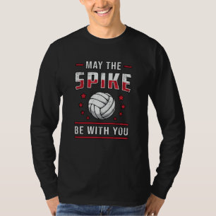 Volleyball kann der Spike mit dir sein Retro-Spiel T-Shirt