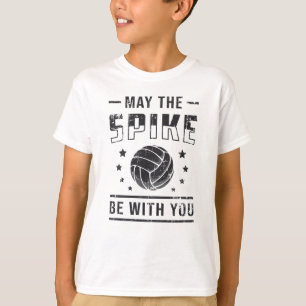 Volleyball kann der Spike sein mit dir Retro Gesch T-Shirt
